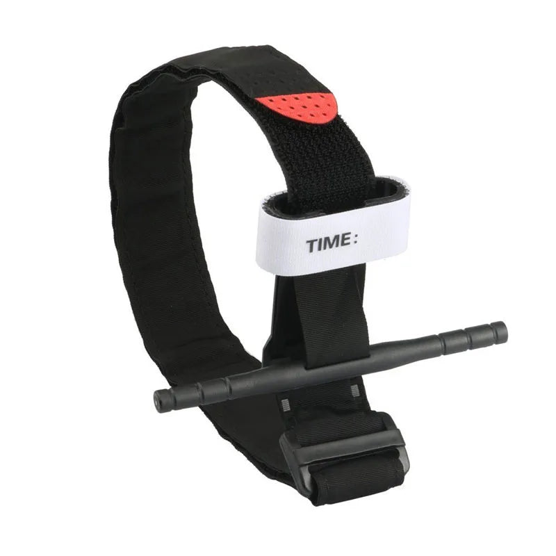 Tactical Survival Tourniquet – Red Tip Emergency First Aid Belt for Outdoor Use